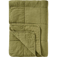 Thumbnail for Vintage Quilt Bedspread Herbal Green