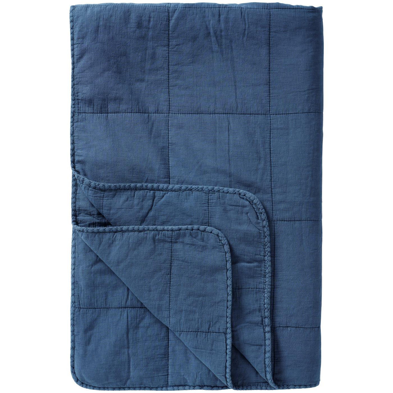 IB LAURSEN Vintage Quilt Bedspread Indigo