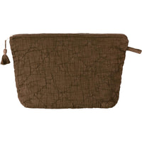 Thumbnail for IB Laursen Toiletry Bag Quilted Chocolate