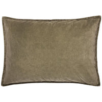 Thumbnail for Cushion Velvet Olive 50 x 70cm