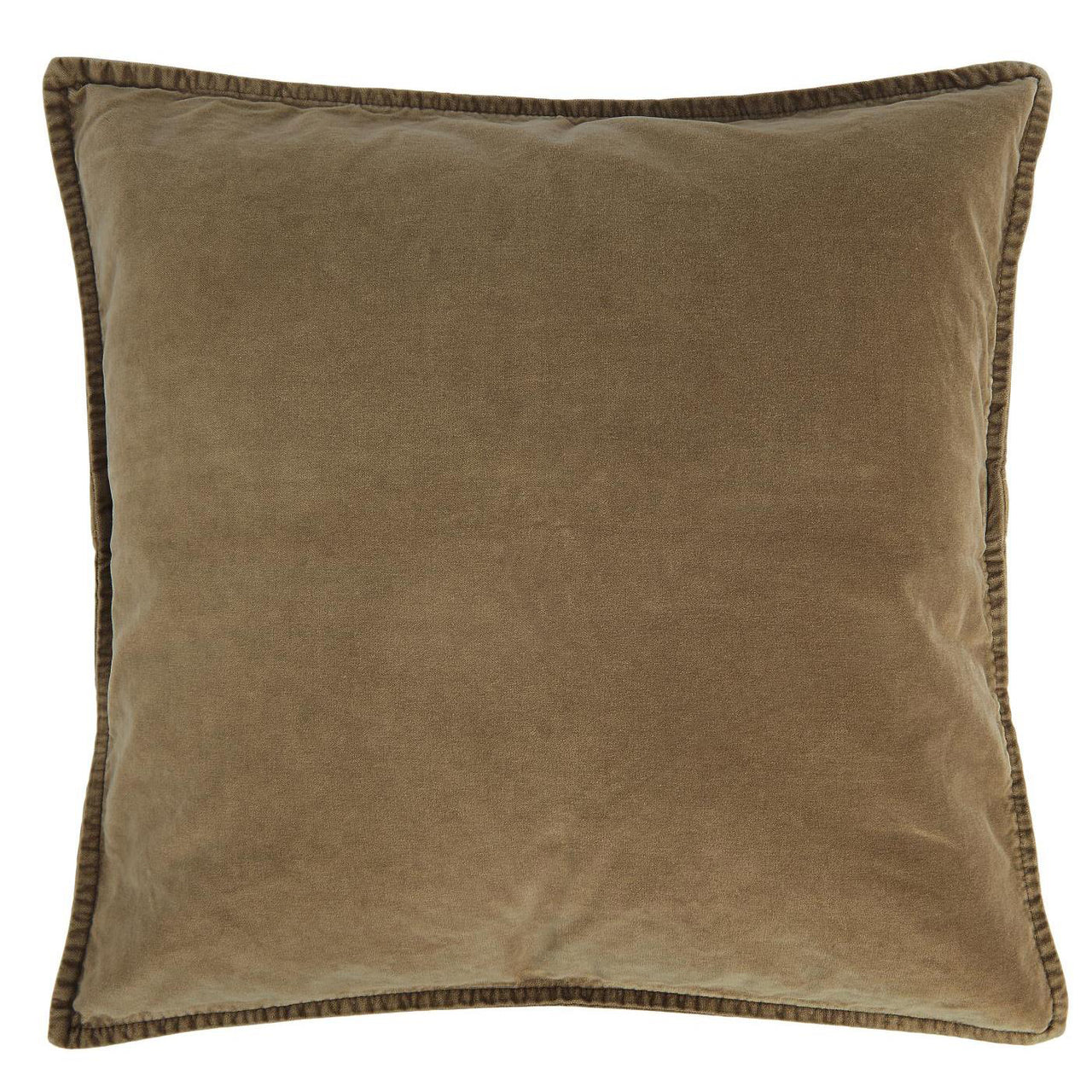 Cushion Velvet Taupe 50cm x 50cm