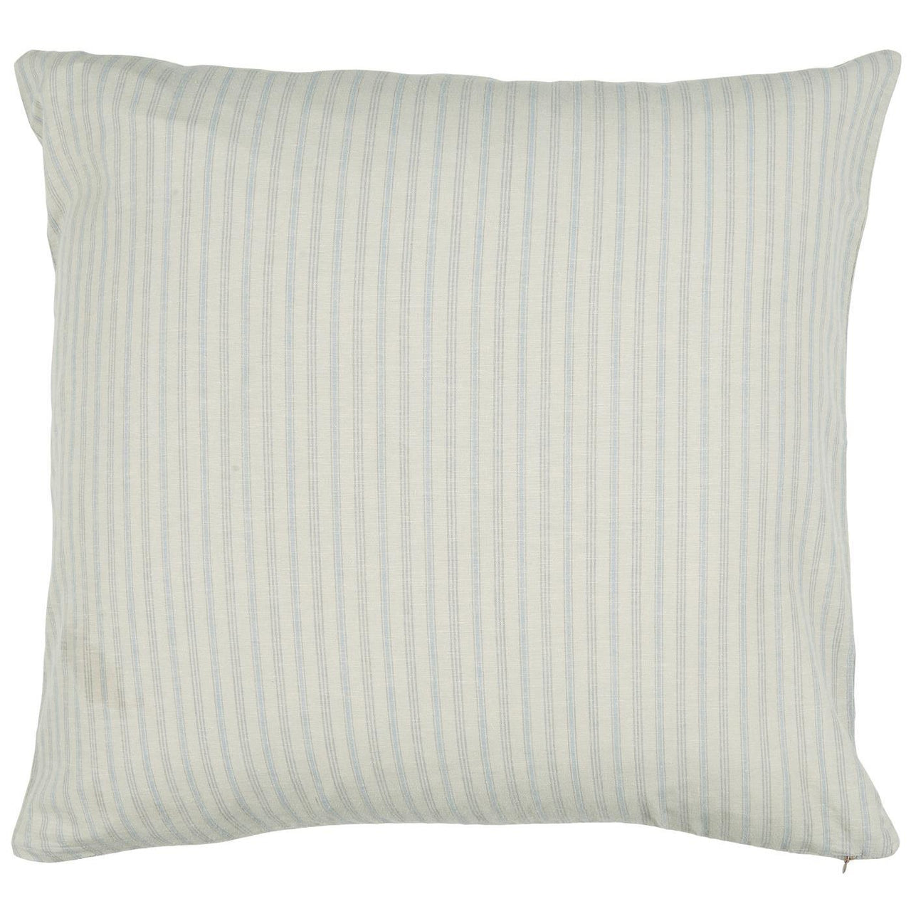 Cushion Cover Natural W/Light Blue Stripes