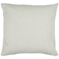 Thumbnail for Cushion Cover Natural W/Light Blue Stripes