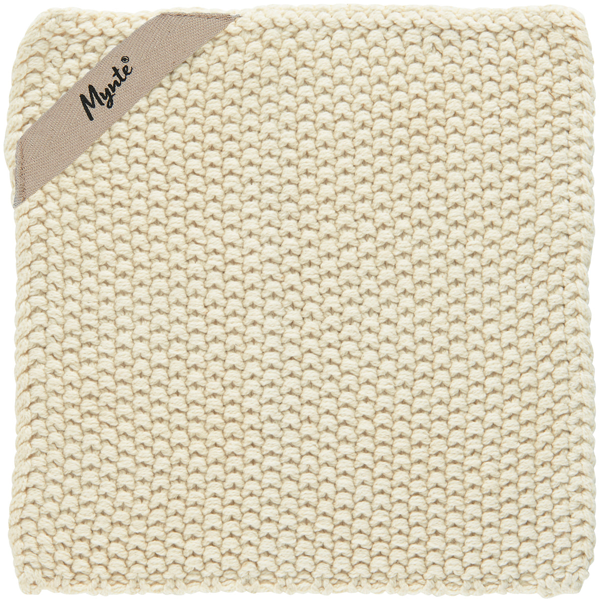 Pot Holder Latte Knitted