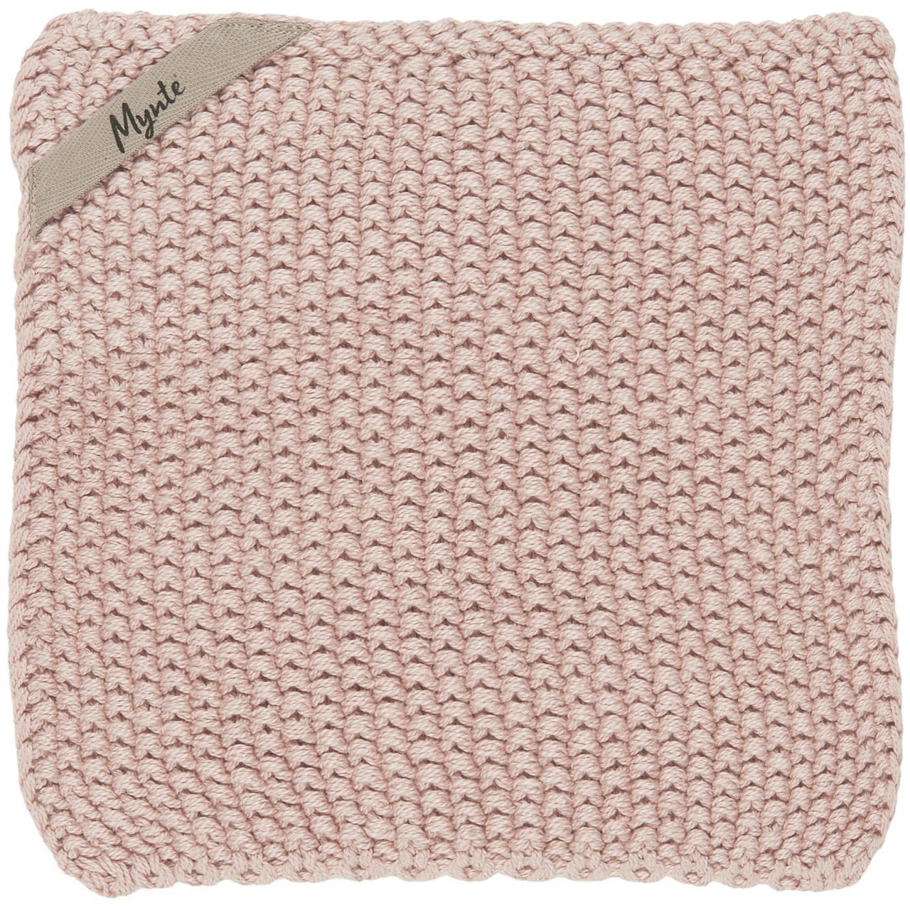 Pot Holder Rose Shadow Knitted