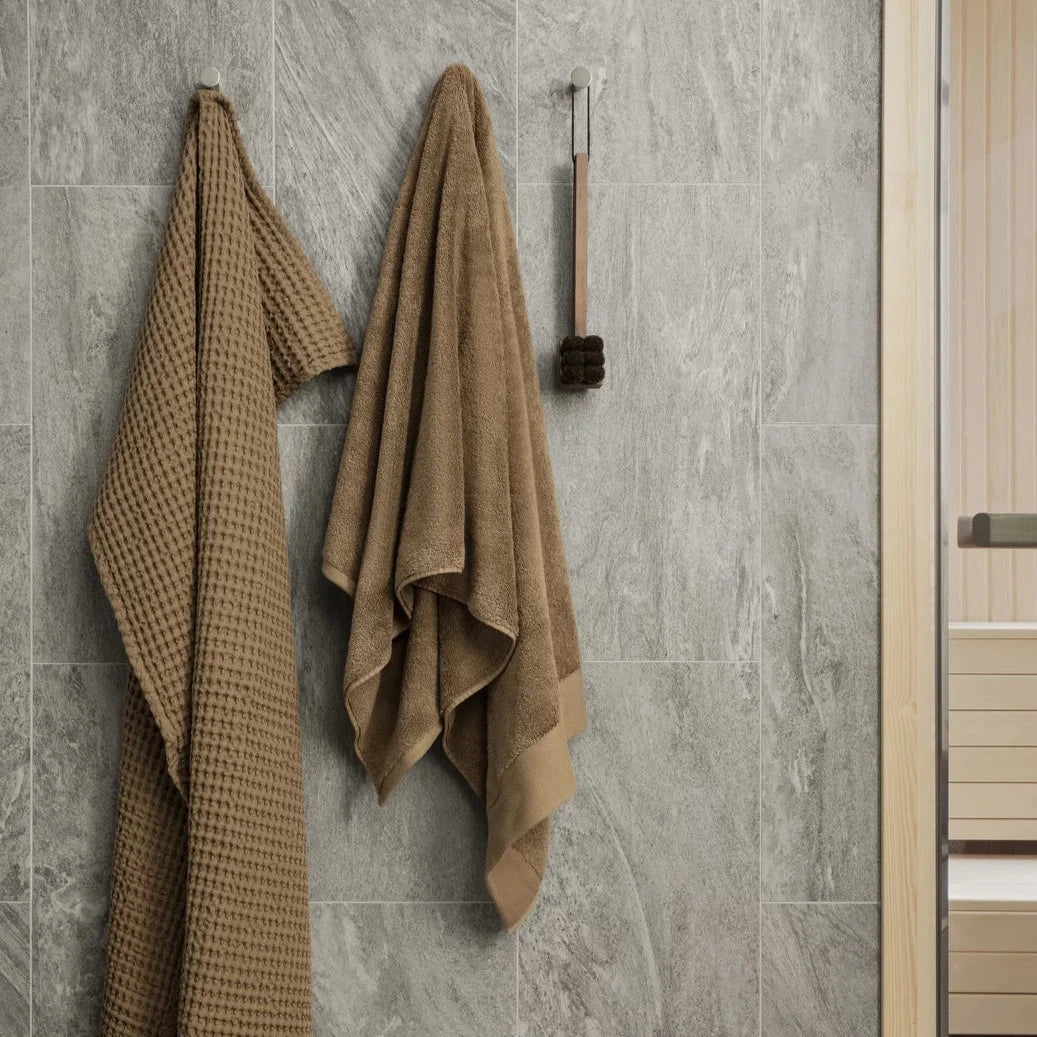 Bath Towel -RIVA- Tan - 70 x 140 cm