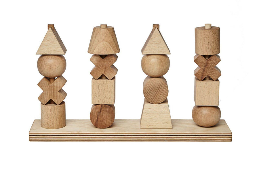 Natural stacking toy XL - montessori