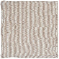 Thumbnail for IB Laursen Napkin Double Weaving Brown/White Stripes