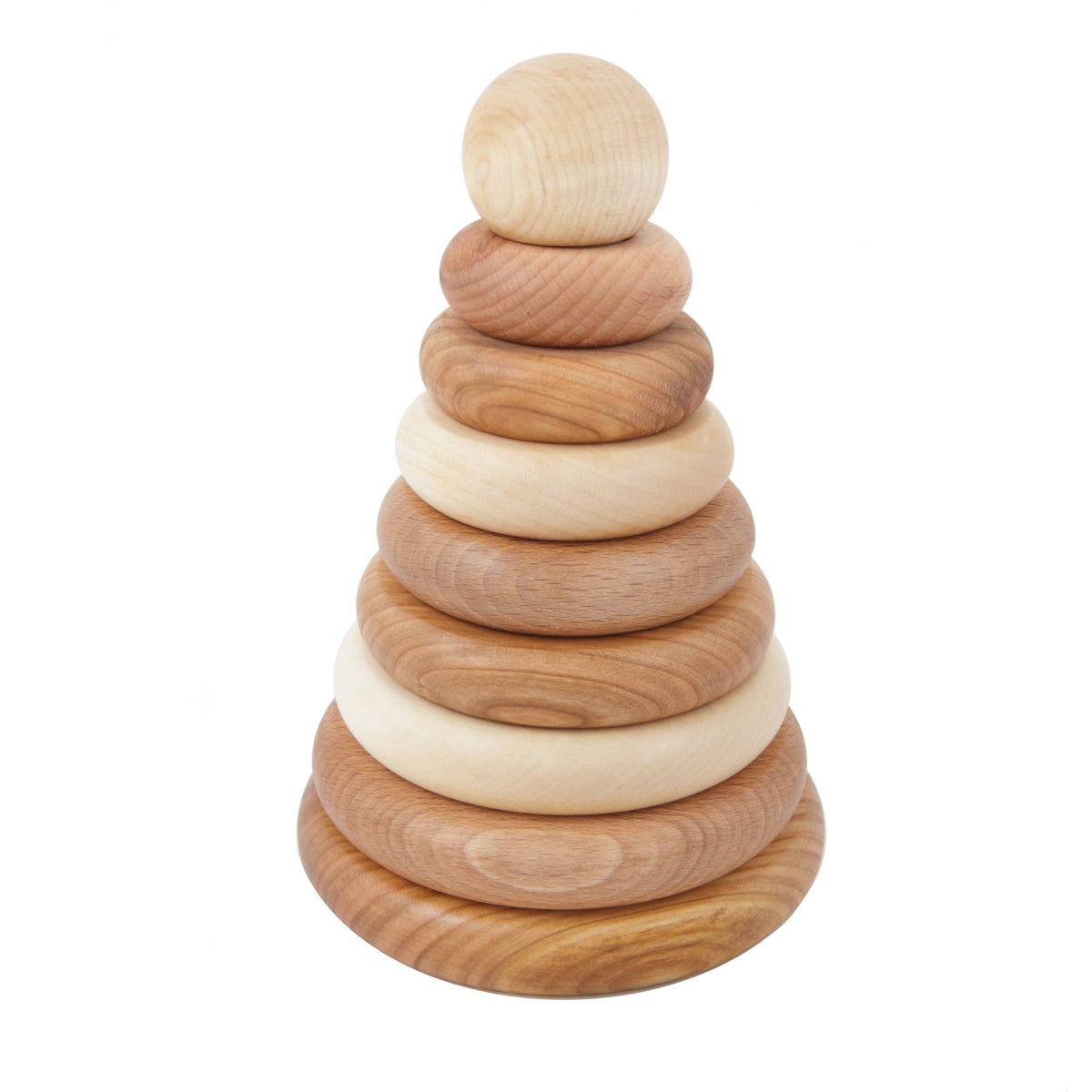 Stacking Montessori Toy Stacker Natural