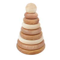 Thumbnail for Stacking Montessori Toy Stacker Natural