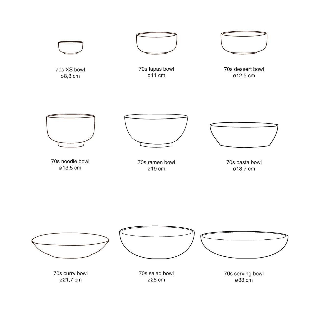 70s Ceramics: Serving Bowl 70s Macaron