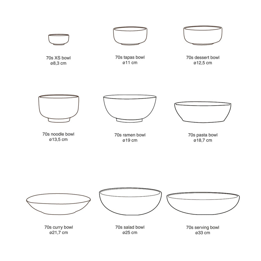 70s Ceramics: Serving Bowl 70s Macaron
