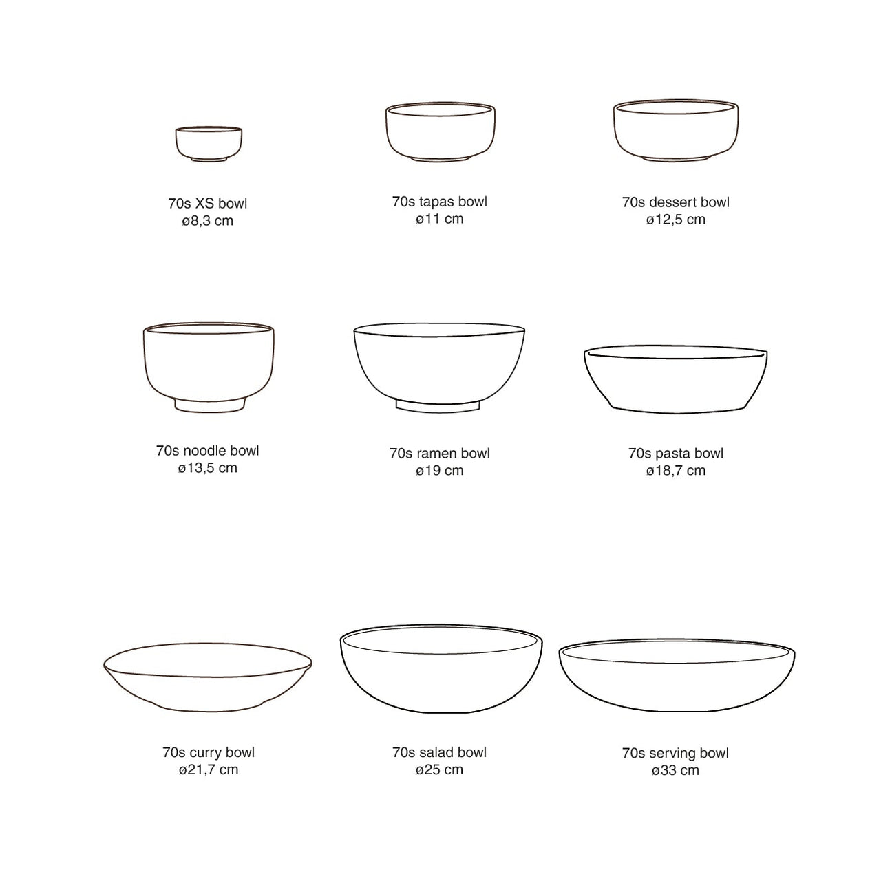Pre-order 70s Ceramics: Dessert Bowl Custard
