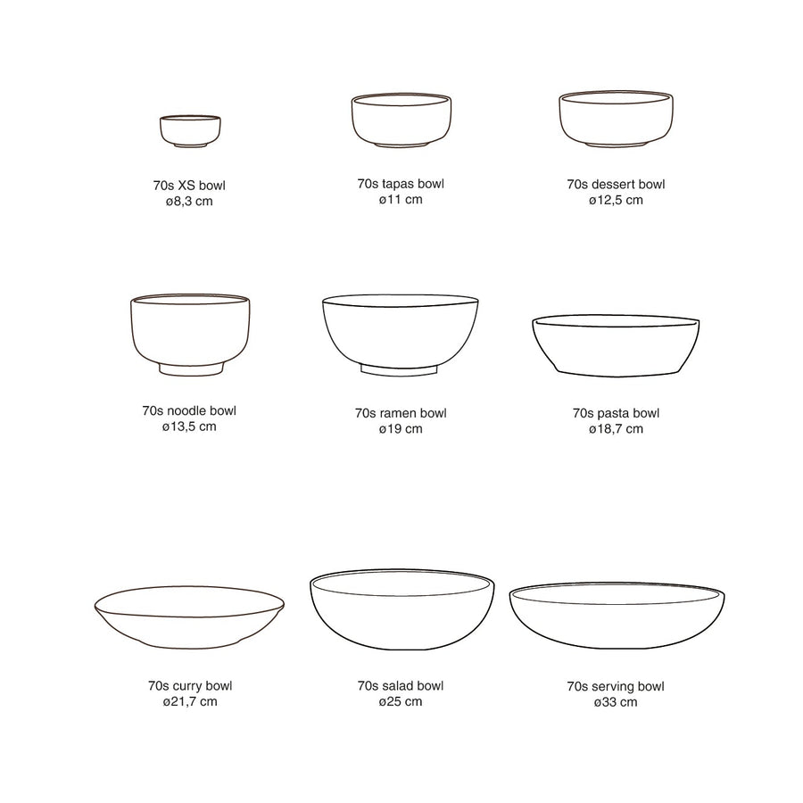 Pre-order 70s Ceramics: Dessert Bowl Custard