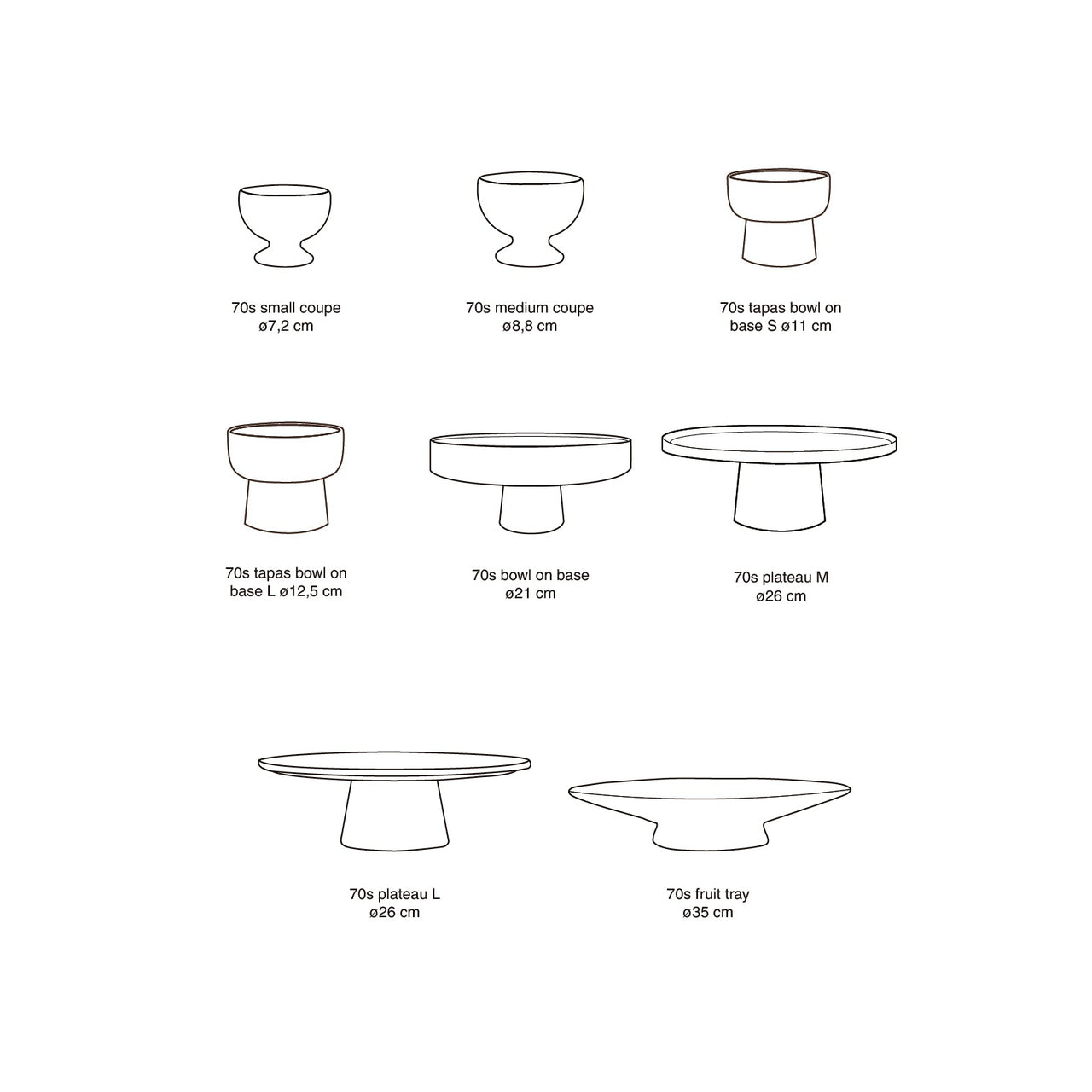 Pre-order 70s Ceramics: Bowl On Base Birthstone