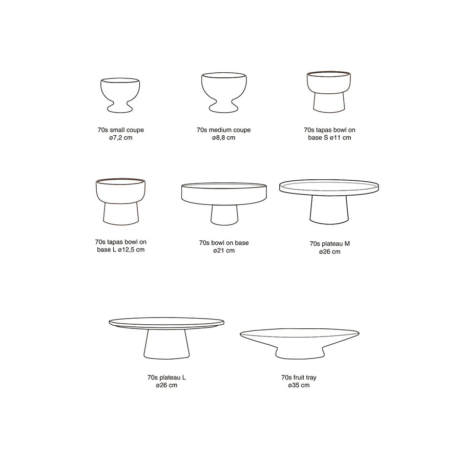 Pre-order 70s Ceramics: Bowl On Base Birthstone