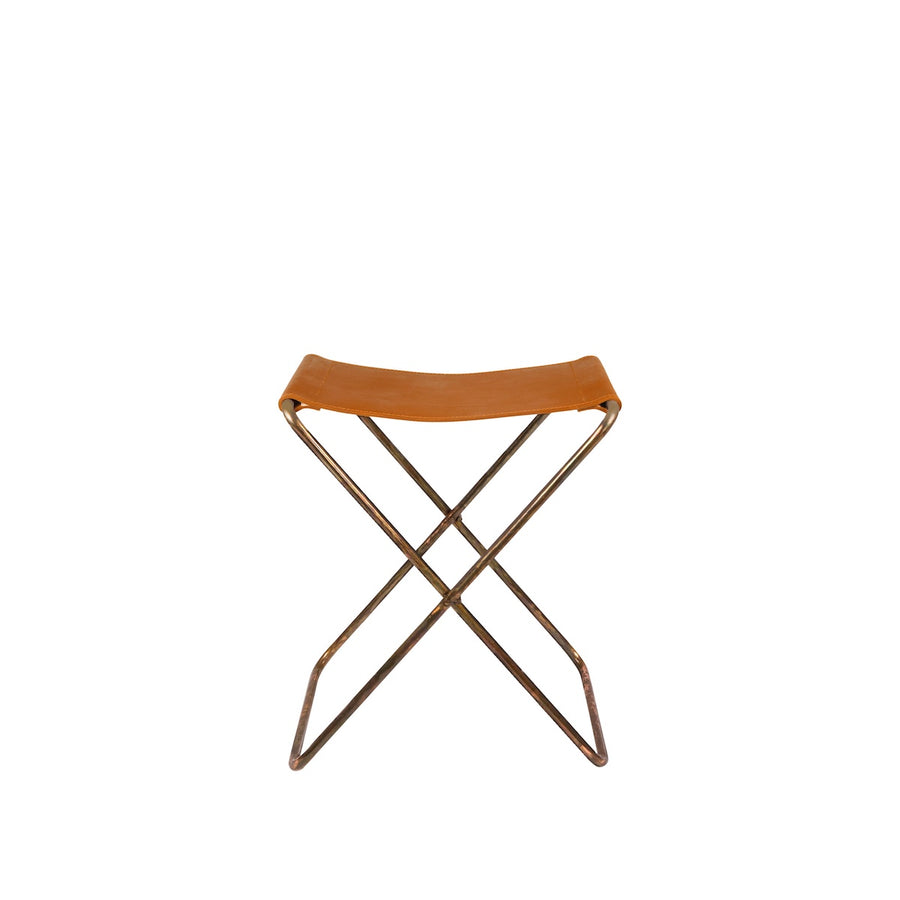 Broste Copenhagen Nola Stool, Cognac 71111654