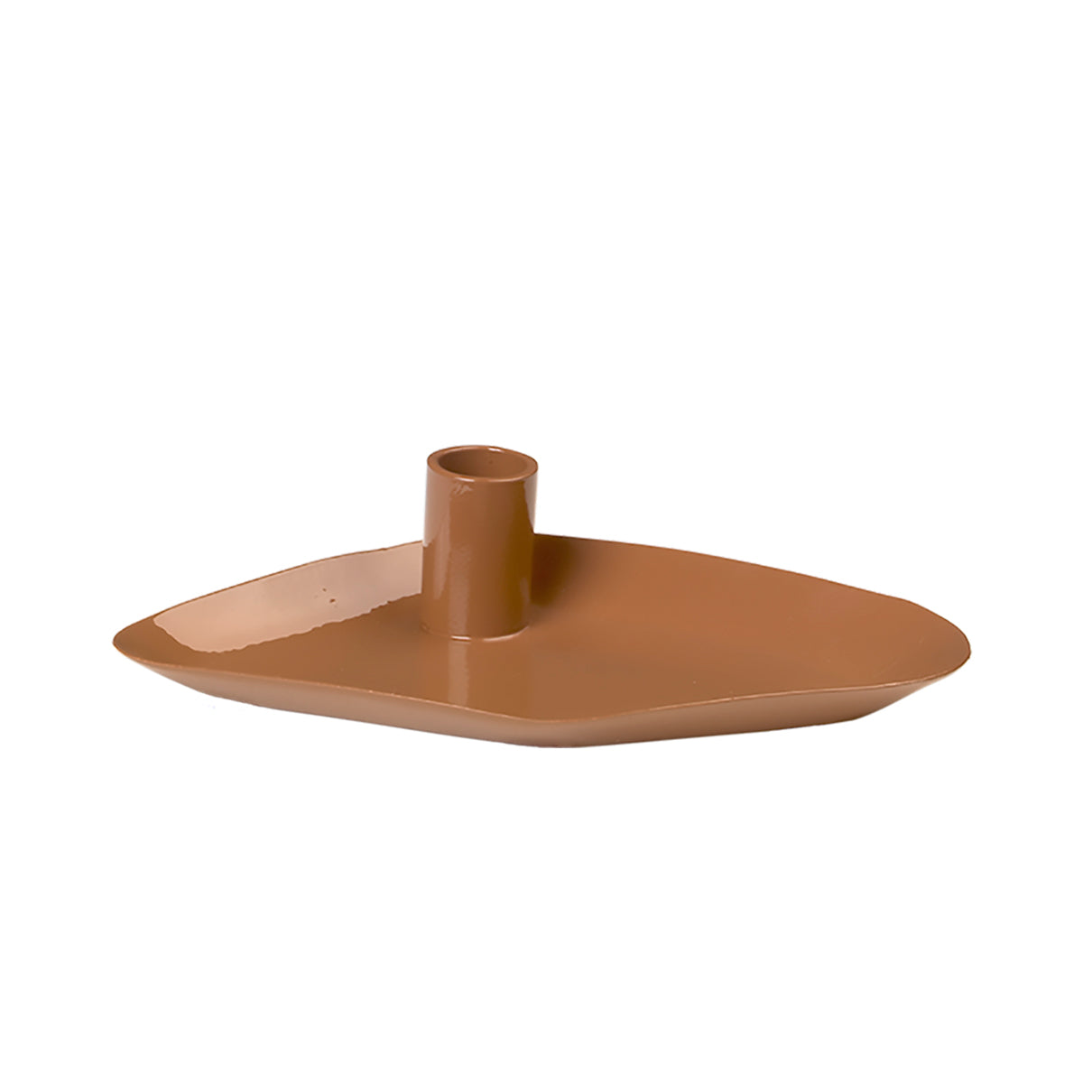 Mie Mini Candle Holder - Caramel Brown