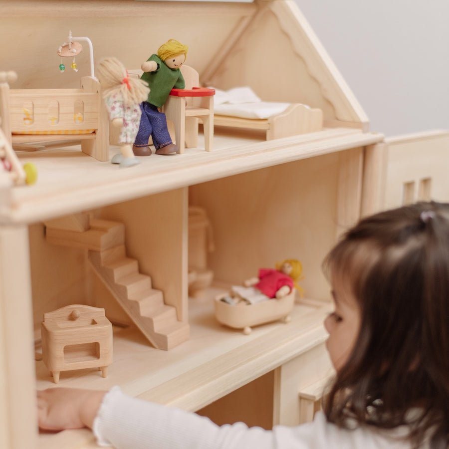 PRE ORDER Bundle Victorian Dollshouse With Basement