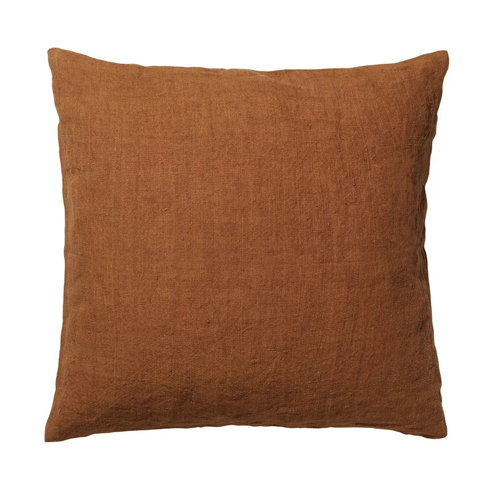 Luxury Light Linen Cushion - Toffee