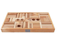 Thumbnail for Wooden Blocks In Tray - 54 Pcs Natural
