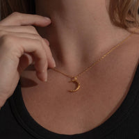Thumbnail for Gold Moon Necklace