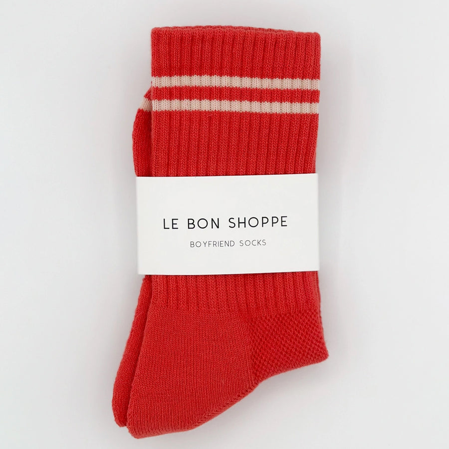 Boyfriend Socks: Red