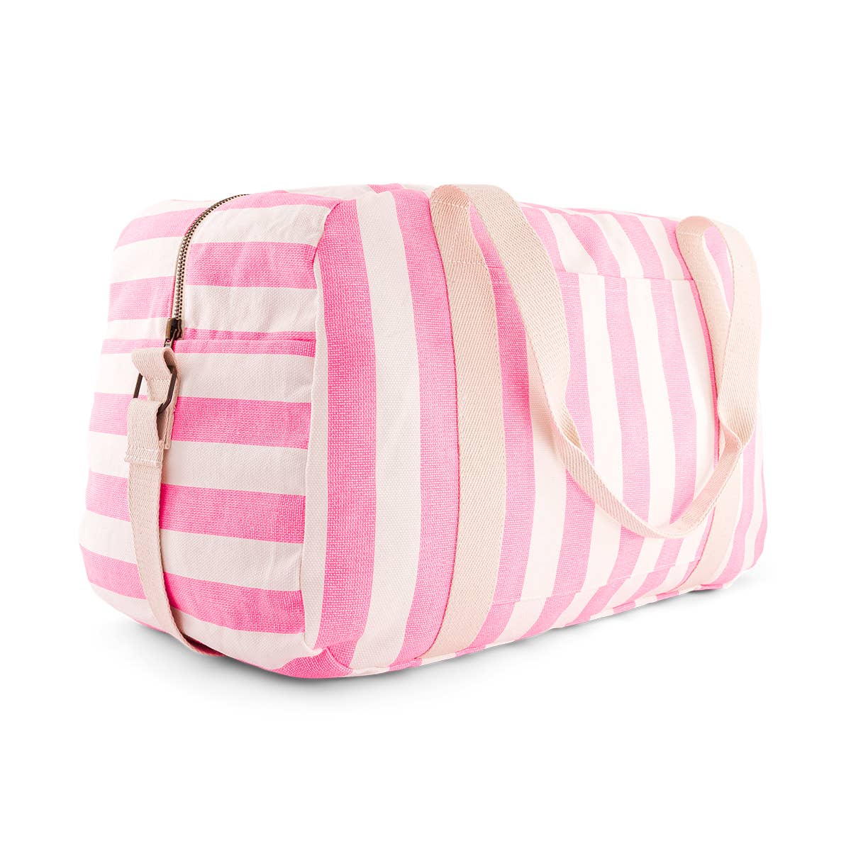 RAPHAEL DIAPER BAG - WEEKEND BAG STRIPES NEON PINK: NEON PINK / Stripe / L22*W42*H28