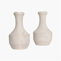 Thumbnail for Raw Materials Chalk Vase Nagaur White Papermache and Chalkpowder