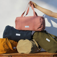 Thumbnail for Mini bowling bag in organic cotton canvas Rosewood