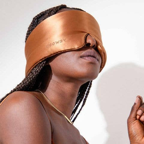 Pumpkin Spice Silk Sleep Mask