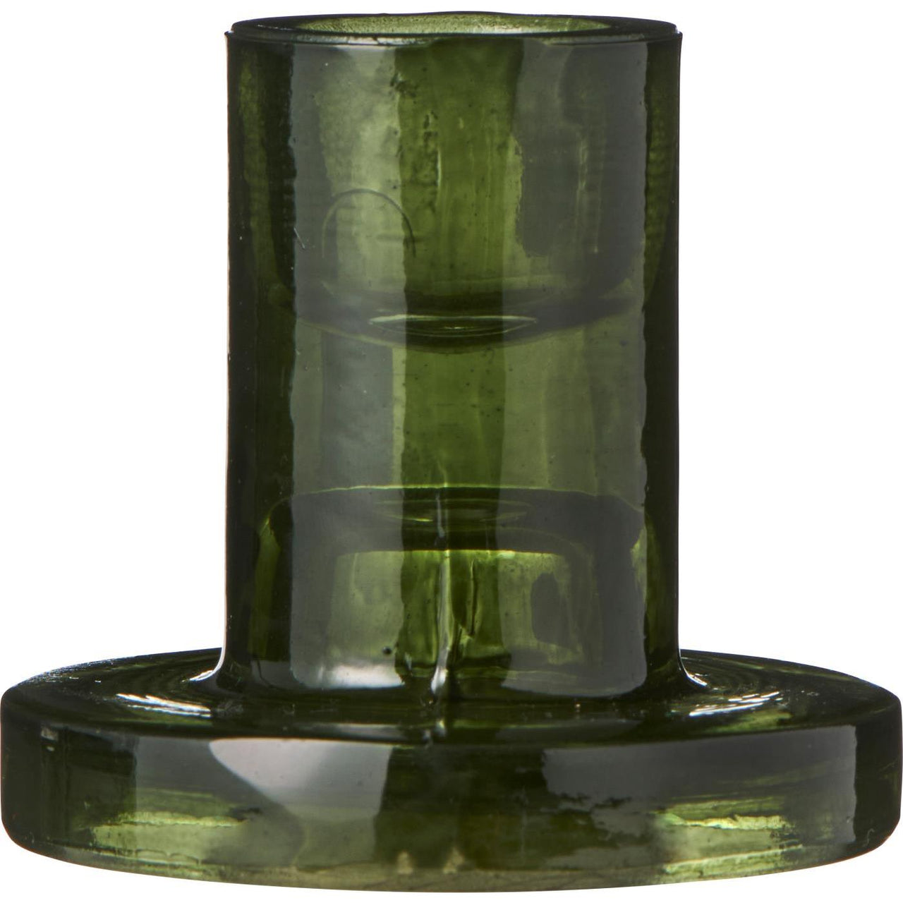 Candle Holder Glass f/2.2 cm Candle Green