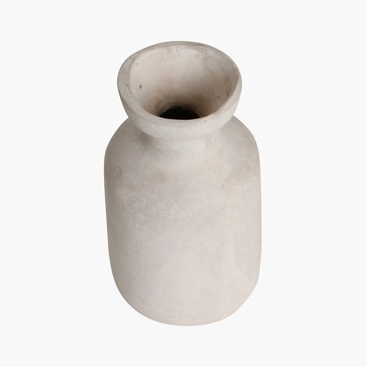 Raw Materials Chalk Vase Rayaro White Papermache and Chalkpowder