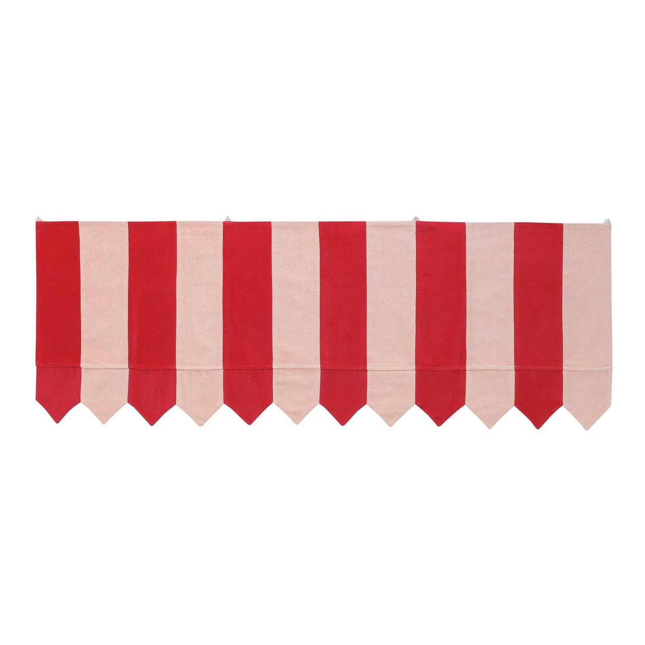 Sirkus stripe patchwork toran, red/pink