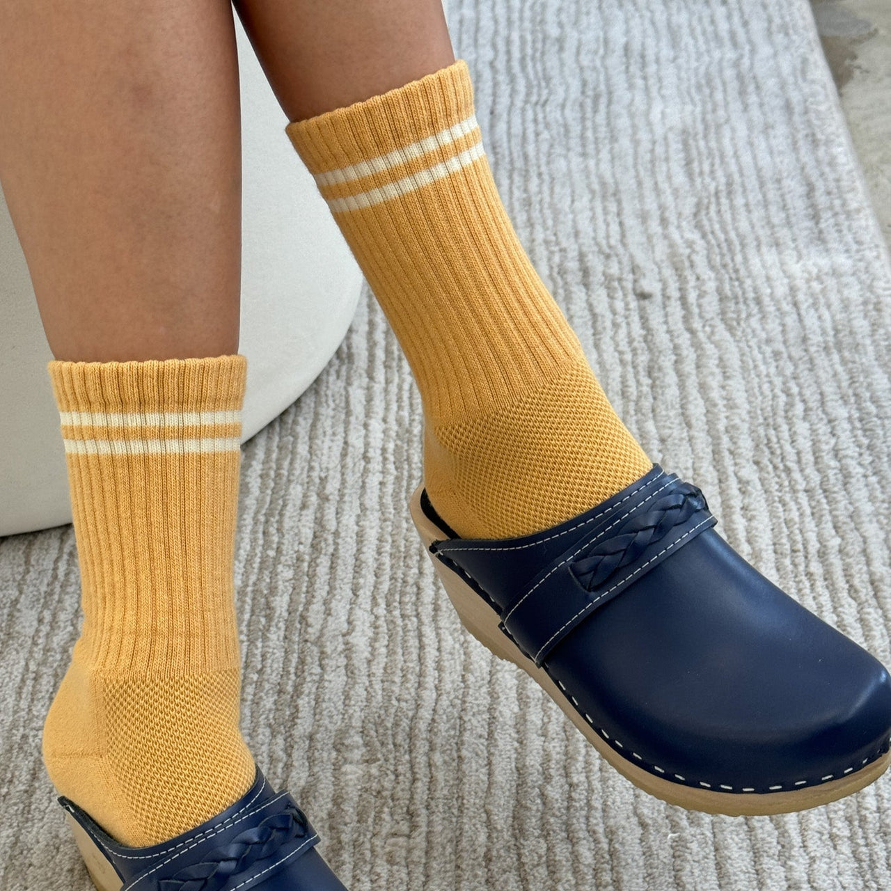 Boyfriend Socks: Butter