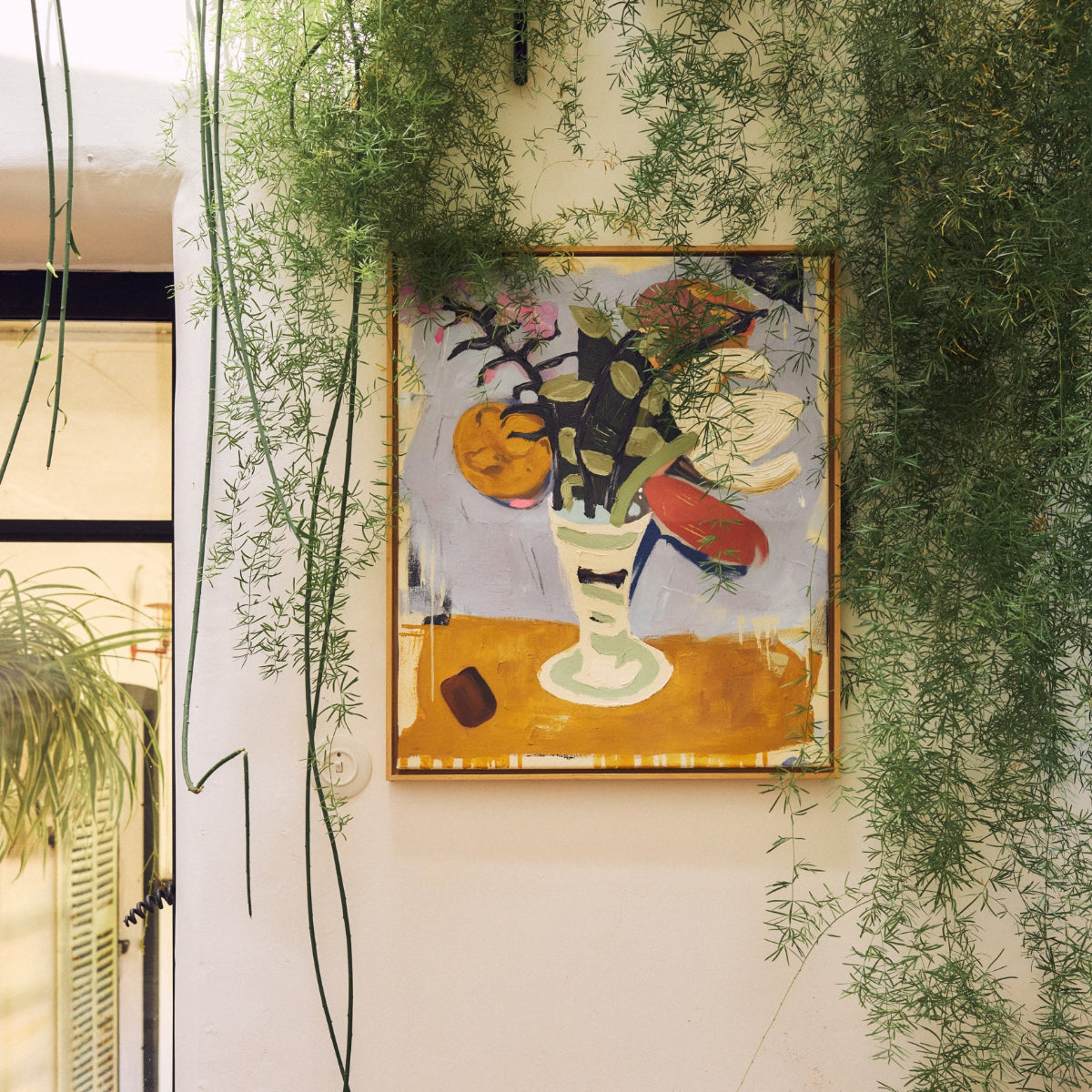 HKLIVING Framed Artwork Abstraction, 123x163cm