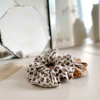 Thumbnail for SCRUNCHIE GINGHAM CARAMEL