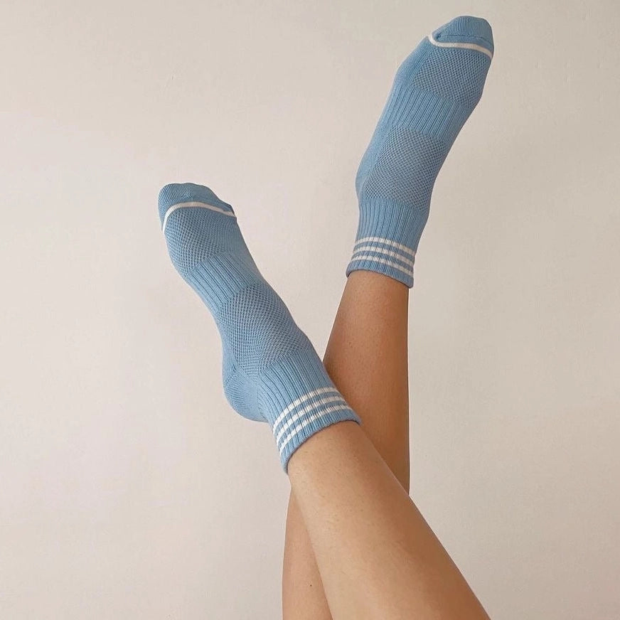 Le Bon Shoppe Girlfriend Socks: Parisian Blue