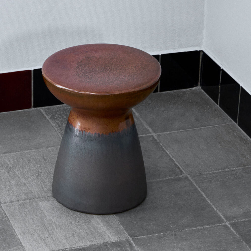 Side Table, HDPablo, Copper, Dark Grey
