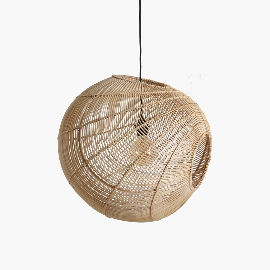 Luna Pendant Lamp Sphere Natural