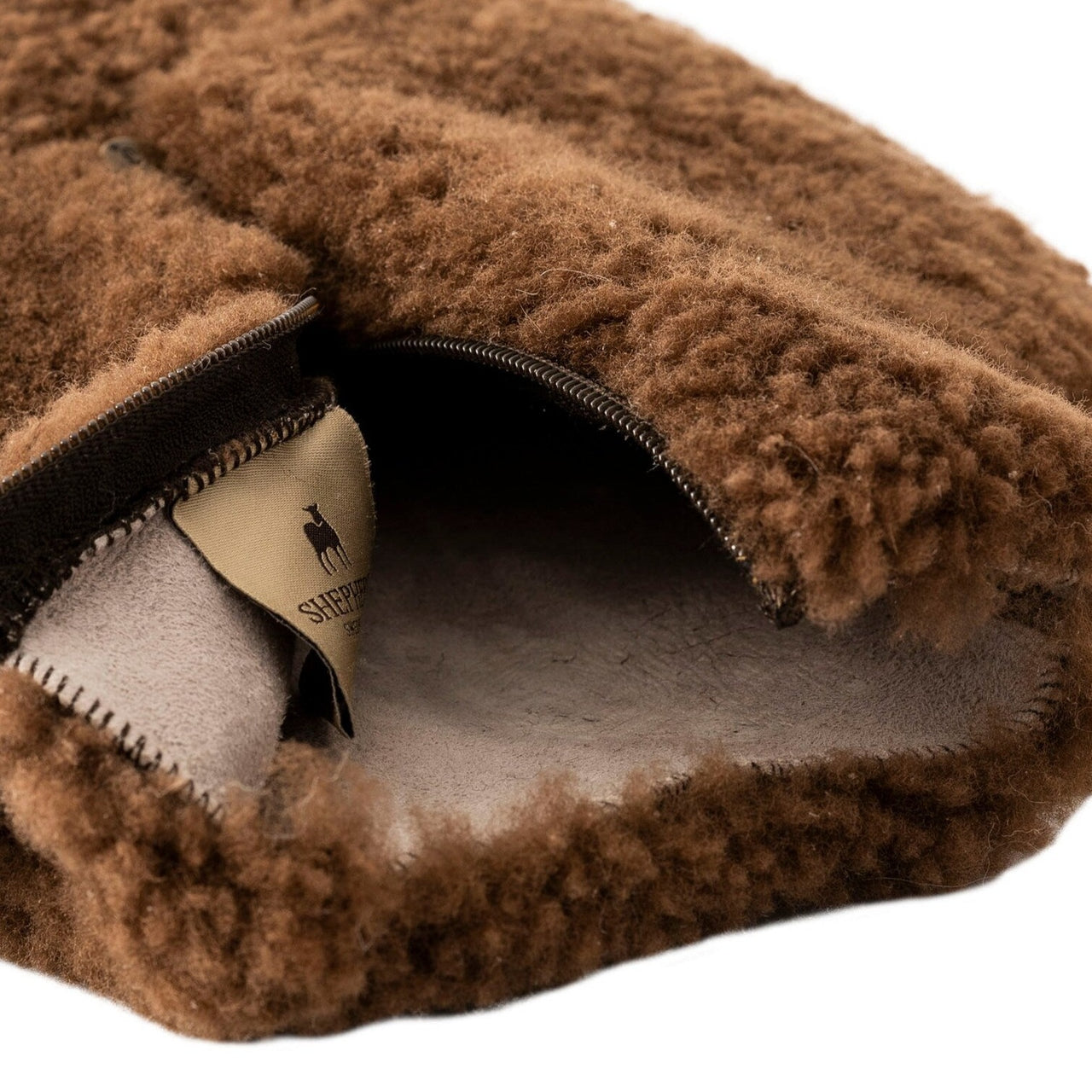 Shepherd of Sweden Sheepskin Hot water bottle Kerri Rusty Brown