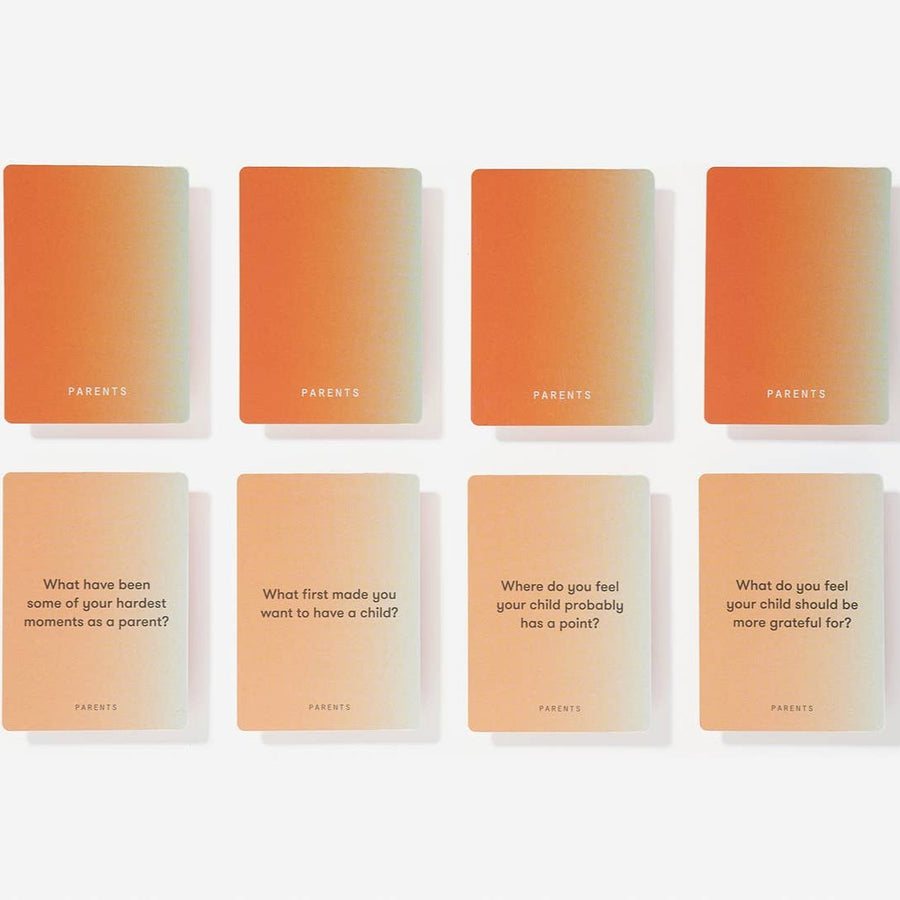 Parents & Teenagers Family Bonding Activity Cards