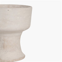 Thumbnail for Raw Materials Chalk Vase Chotan White Papermache and Chalkpowder