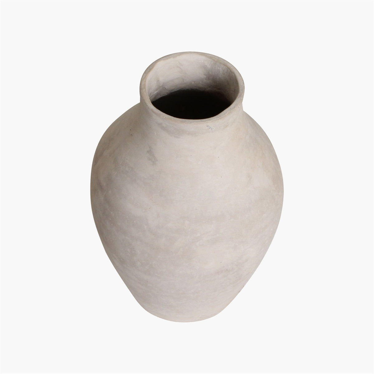 Raw Materials Chalk Vase Sayala White Papermache and Chalkpowder