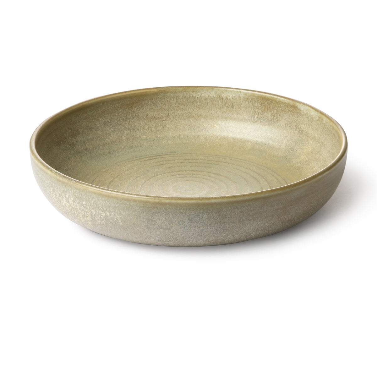 Chef Ceramics: Deep Plate Rustic Green/Grey