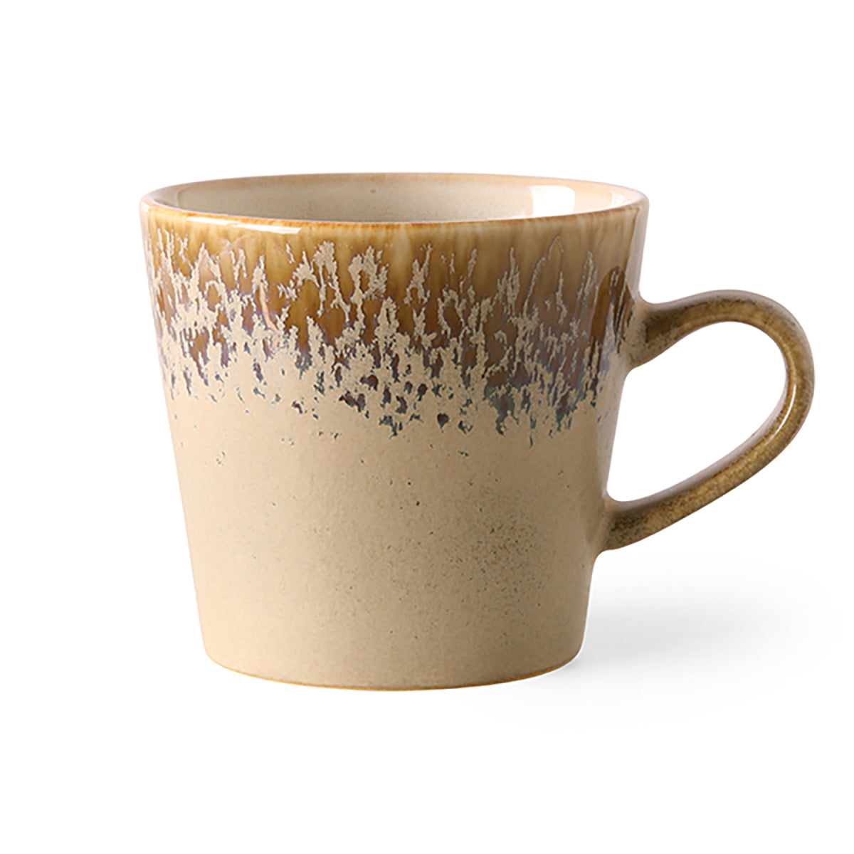 HKLiving 70s Ceramics Cappuccino Mug Bark