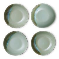 Thumbnail for HK Living ceramic 70's curry bowls: Ace (set of 2) ACE7179