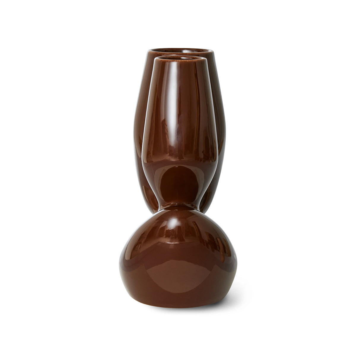 HKLiving Ceramics: Vase Organic Espresso L ACE7197