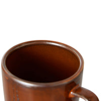 Thumbnail for HkLiving Home Chef Ceramics: Cup & Saucer Burned Orange ACE7203