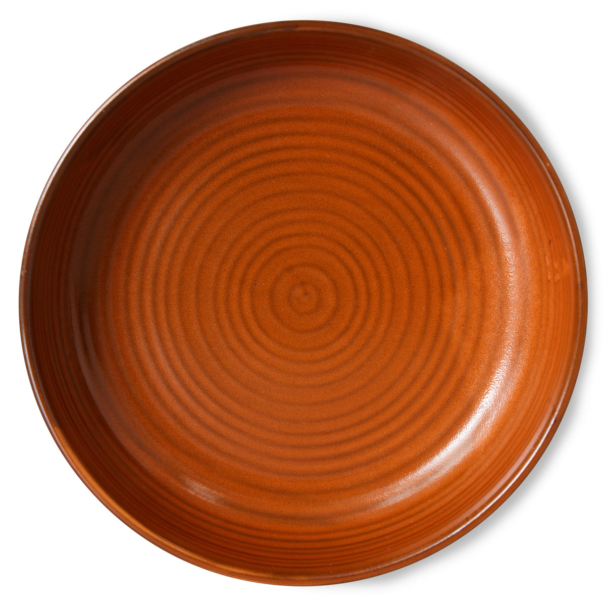 Chef Ceramics: Deep Plate L, Brunt Orange
